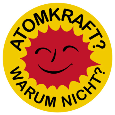 Fun Aufkleber Sticker  Atomkraft warum nicht?  Hinweis Schild Folie | Ø5-30cm