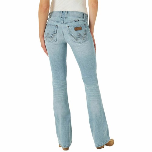 Mid Rise Boot Leg Jeans
