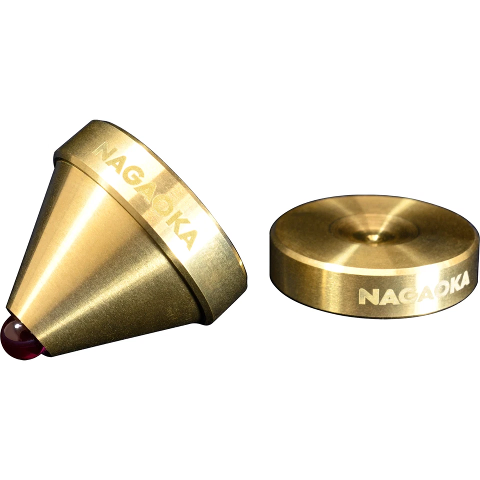 NAGAOKA / INS-BR02 / AUDIO INSULATOR SET BRASS & RUBY VGP 2018 Made in Japan — 第 3/4 张图片
