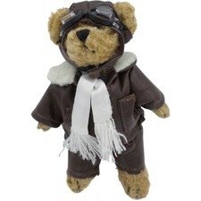 Pilot Teddy Bear - 6 inch Height - Select Color