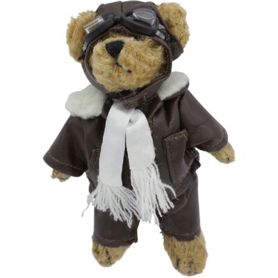 Pilot Teddy Bear - 6 inch Height - Select Color