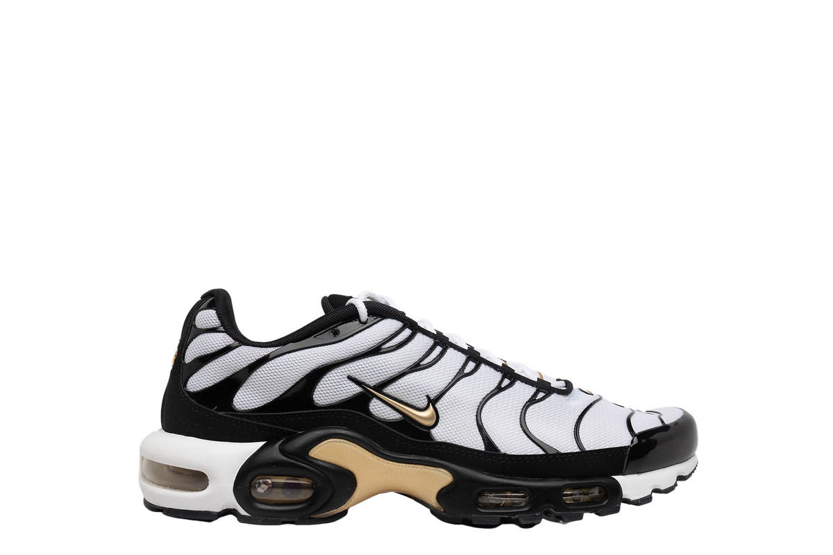 Nike Air Max Plus White Metallic Gold | Authenticity Guaranteed |