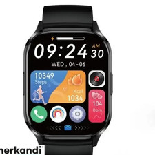 Smartwatch Sportivo AMOLED 2.01" Fitness Tracker Cardiofrequenzimetro Bluetooth