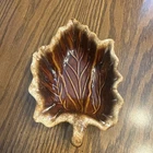 Hull Pottery Vintage Brown/tan Leaf