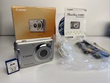 CANON POWER SHOT A480 DIGITAL CAMERA 10mp / 3.3 OPTICAL COMPLETE in ORIGINAL BOX