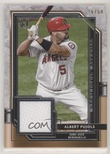 2021 Topps Museum Collection Meaningful Material Relics 18/50 Albert Pujols 5w7