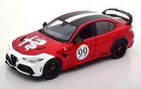 4893993014491 SamochóD Bburago 1:18 Alfa Romeo Giulia Gtam #99 2020 Bburago