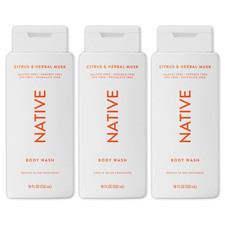 Native Body Wash, 3-Pack - 18 fl oz each