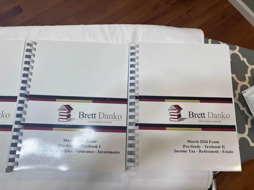 Brand New $1300 March 2026 CFP Exam Brett Danko Live Review Study Material - Image 4 of 4