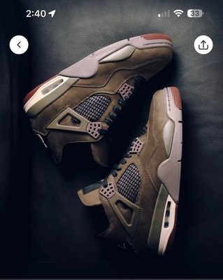 A MA Maniére x Nike Air Jordan 4 Retro Dark Mocha Men s Size 11.5 In Hand