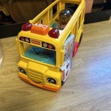 Little People Toddler School Bus Musical Toy with 2 Figures New