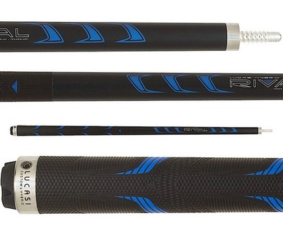 LHRV21 Lucasi Rival Series Hybrid Spliced Shaft Two Piece Billiards Pool Cue