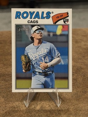 2026 Topps Heritage Jac Caglianone Rookie Nickname Variation SP  Cags  #136 (RC)