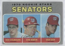 1970 Topps Rookie Stars Rick Stelmaszek Gene Martin Dick Such #599 17zq