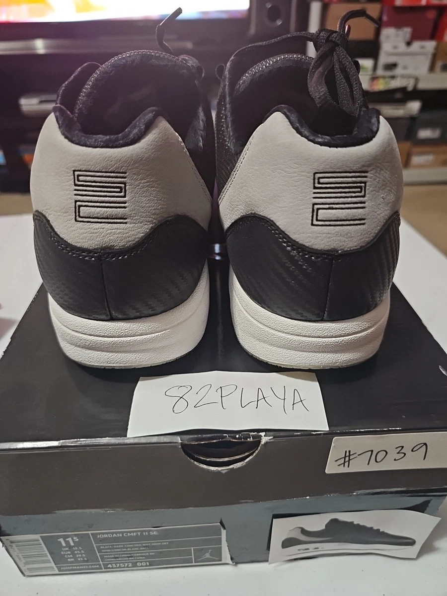 Sole Collector x Jordan CMFT Viz Air 11 Black for Sale