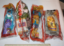 VTG 1996 Burger King Hunchback of Notre Dame Movie Plush Complete Set 4 Disney