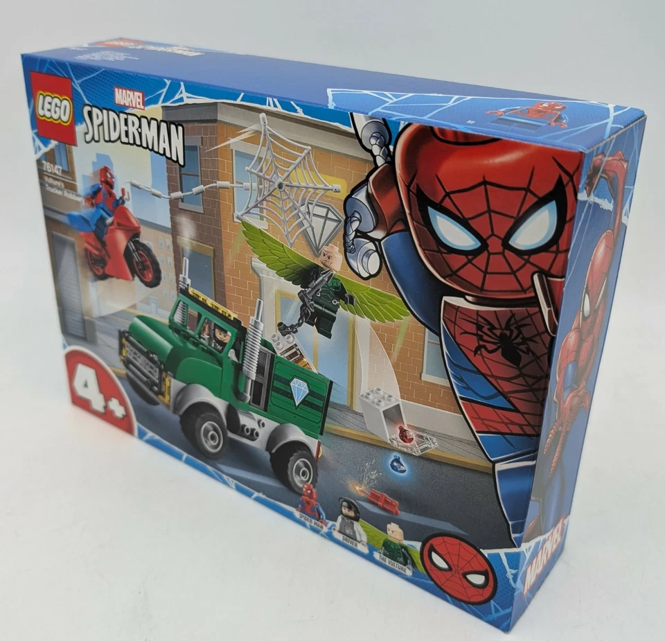 LEGO 76147 Marvel Spider-Man Vultures LKW-Überfall Motorrad Geldtransporter NEU - Bild 2 von 4