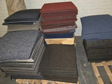 200 Plus  Office Carpet Tiles 50X50CM  Heavy Duty Shop Commercial Flooring Mixed