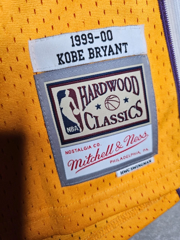 Nueva con etiquetas Camiseta Kobe Bryant Hardwood Classics Los Angeles Lakers M & Ness #8 Talla 2XL Foto 4 de 4