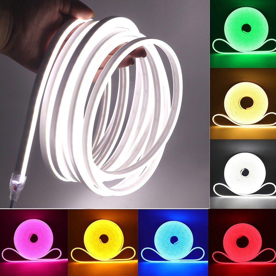 Led Neon Small 5V 12V Neon LED Strip Light Flexible Neon Rope Light Waterproof Outdoor ...