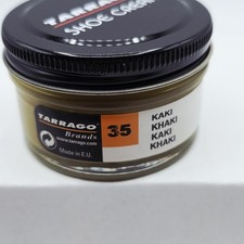 Tarrago Shoe Polish  35 Khaki Cream Leather Protector 1.76 oz. 50ml Boot
