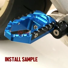 Touring 25mm Adjustable Blue Front Foot Pegs For CB1000R 08-11 12 13 14 15 16 17