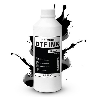 DTF Ink Black 1000ML   Premium Heat Transfer Ink for PET Film Printing   for ...