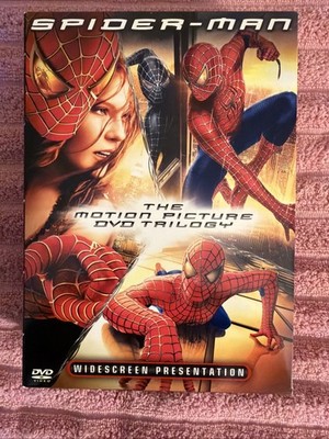 Spider-Man The Motion Picture DVD Trilogy (DVD, 2007, 3-Disc Set)