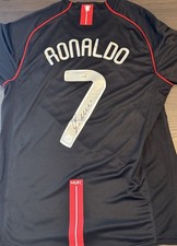      Manchester United Cristiano Ronaldo Signed Auto Jersey Fanatics COA  