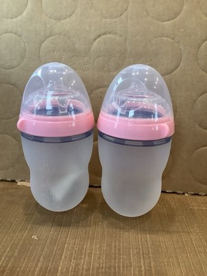 New Two ComoTomo 8oz Silicone Bottles