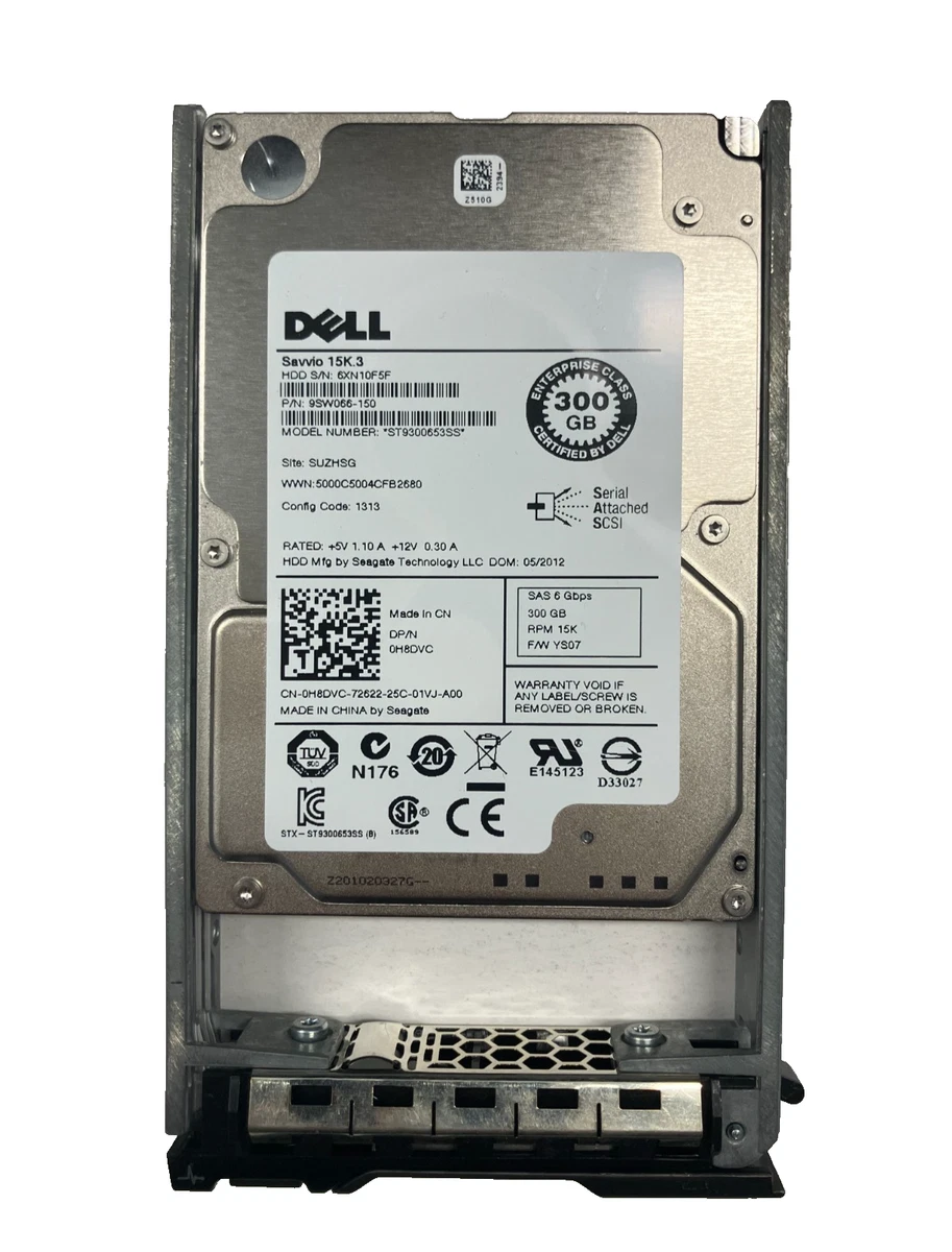 Dell 300GB SAS 2.5 Inch Internal Hard Disk Drives for sale | eBay