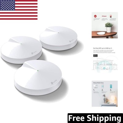 Deco M5 Mesh WiFi - Reliable Coverage & Fast Speeds, Smart Home Ready - 3-Pack