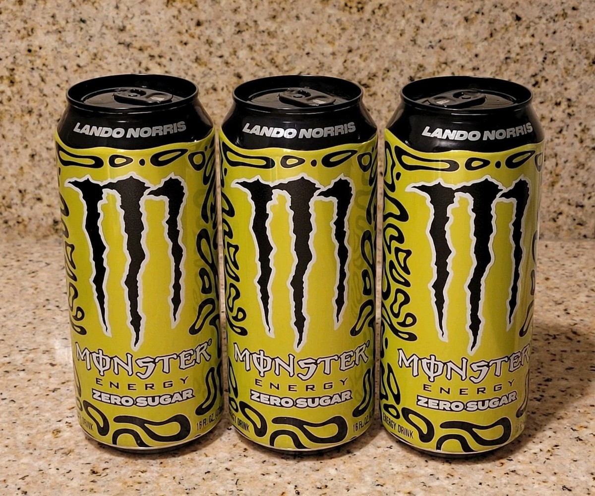 LIMITED Lando Norris Edition Monster Energy Drink Zero Sugar 16 OZ
