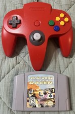 Nintendo 64 Controller (Red) N64 Controller + Star Wars Episode I: Racer