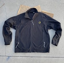 Patagonia Synchilla VTG Y2K Razorfish Swag Fleece Black Full Zip Jacket Sz L USA