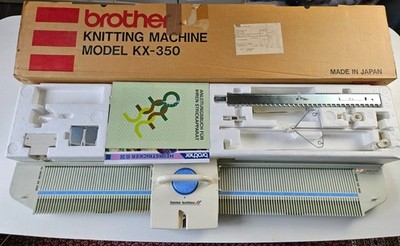 Brother KX-350 Knitting Machine In Original Box 99% complete