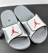 Authentic Jordan Hydro III Slide Retro / Men's / Summit White-Fire Red / NIB