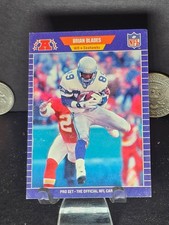 1989 Pro Set Brian Blades RC #390 Seattle Seahawks Rookie Football Card. rookie card picture