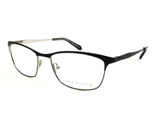 Montatura occhiali da vista Costa Azzurra CDA-267 C3 nero lucido argento rettangolare 50-16-135