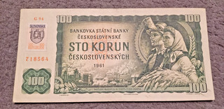 100 Korun Tschechoslowakei 1961