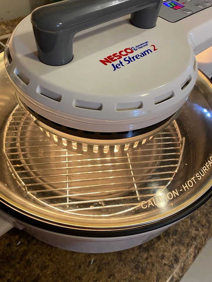 Freidora de aire horno de convección NESCO Jet Stream 2 JS-5000T blanca - probada, ¡funciona! Foto 4 de 4