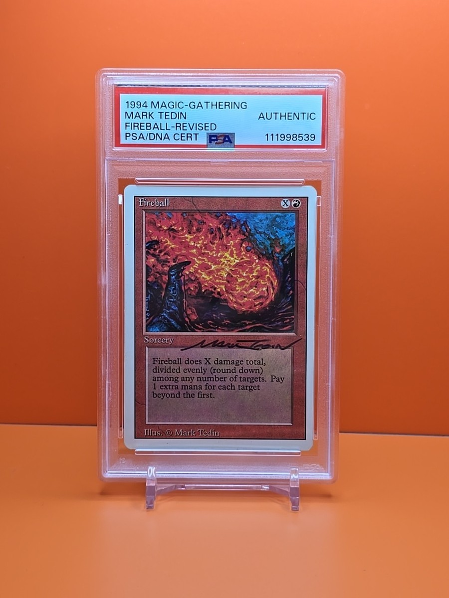 🔴🔴🔴 1994 MAGIC The Gathering FIREBALL REVISED PSA/DNA CERTIFIED