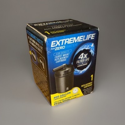 Extreme Life Zero Water Filter High Capacity Faucet Mount Replacement Cartridge