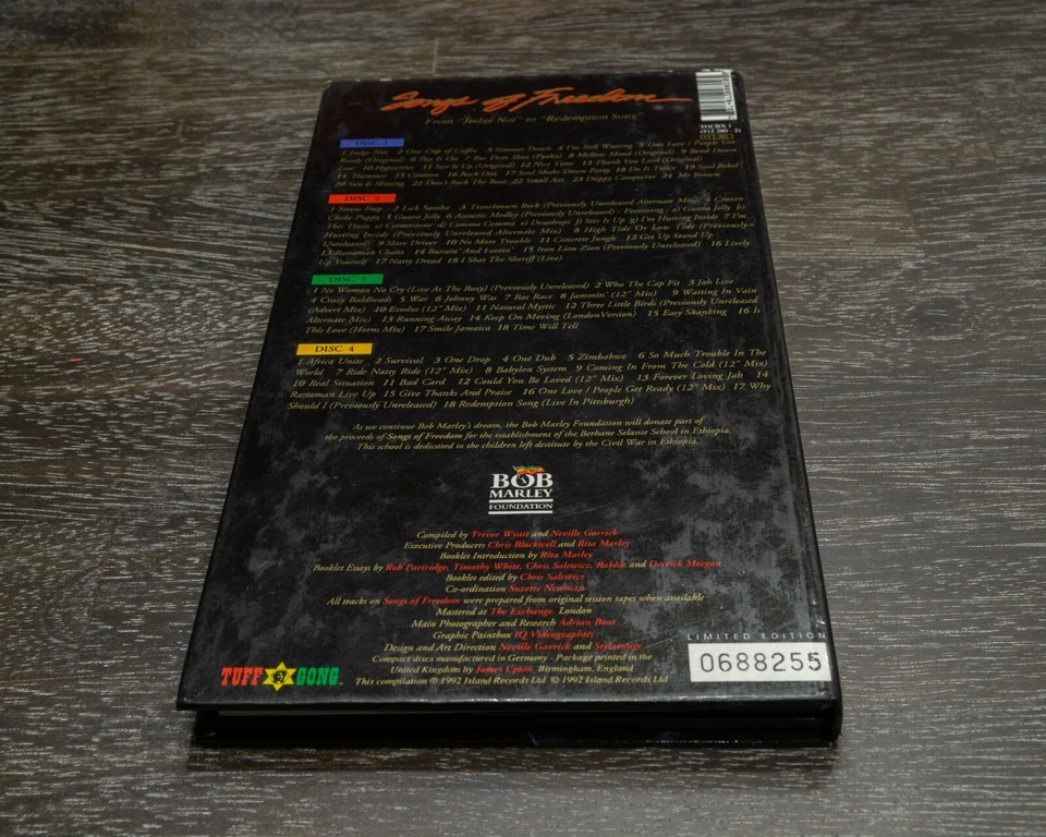 Songs of Freedom by Bob Marley (CD, 1992, Tuff Gong) - Image 2 of 4