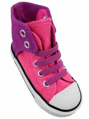 pink high top converse toddler