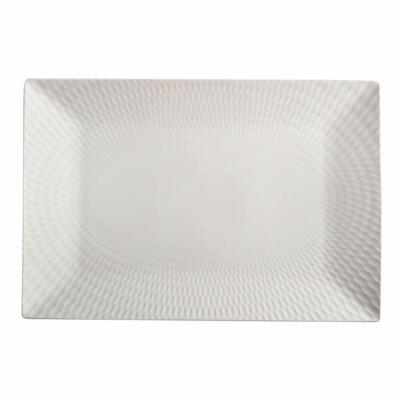 Maxwell & Williams Round Platte Diamonds, Servierplatte, Kuchenplatte Weiß 36x25