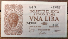 September 23, 1944-LIEUTENANCY-State Ticket from a Lira GRADUATE-F.d.S.