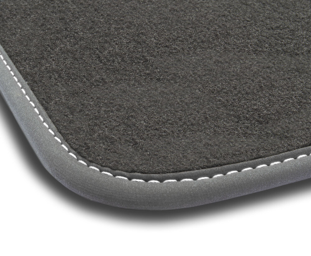 Tapi Sol Velour Blanc pour Honda Accord VIII 2008-2015 Moquette Tapis Premium HO02-1