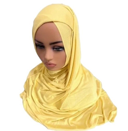 Hophor Hijab Undercaps Slouchy Beanies Cap with Tie Non