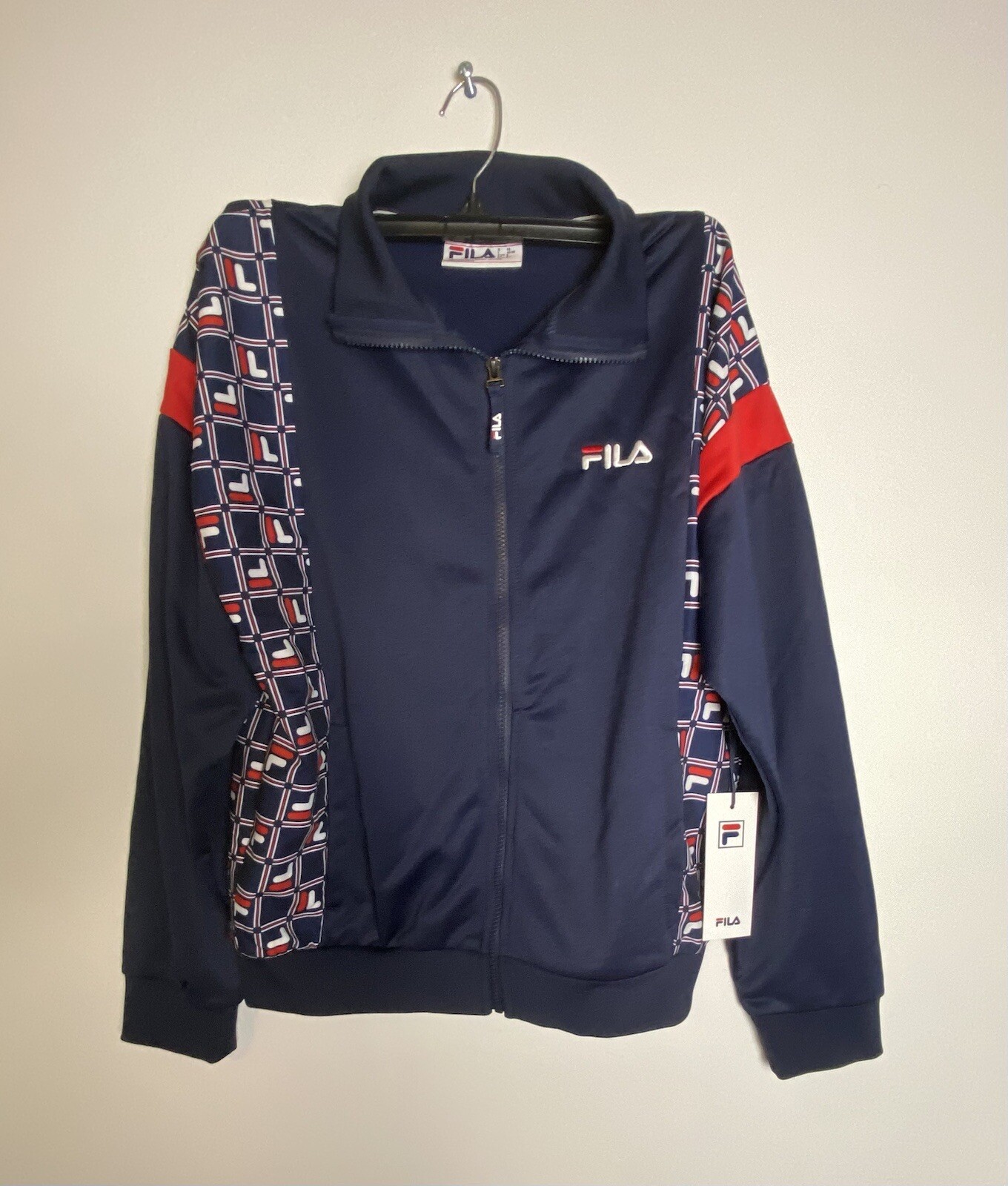 Giacca uomo Fila Gatti Track blu rosso bianco taglia M nuova con etichetta